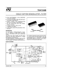 Datasheet TDA7330BD manufacturer STMicroelectronics